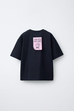 PRINTED T-SHIRT WITH BOW - Zara фото 2