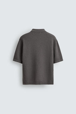POLO PUNTO RELAXED FIT / Gris - Zara фото 8