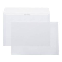 Цена за 10 шт. Конверт почтовый С4 (229х324) чистый, белый, стрип, 90 г/м2