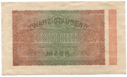Банкнота 20000 марок 1923 года Германия