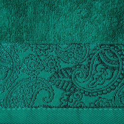 Полотенце махровое Бодринг 30х60см, изумруд, хлопок 100%, 430гр/м2 - Текстиль центр фото 2