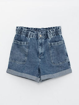 Beli Lastikli K?z ?ocuk Jean ?ort