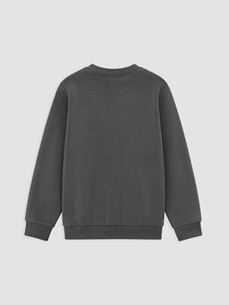 Bask?l? K?z ?ocuk Kal?n Sweatshirt - Waikiki фото 2