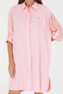 U. S. Polo Assn Женское розовое тканое платье - U.s. polo assn фото 13