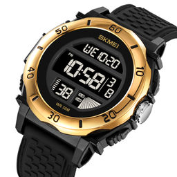 Часы наручные Skmei мужские электронные спортивные 2099black-gold