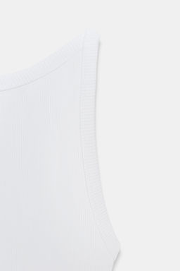 RIBBED HALTER TOP - Zara фото 4