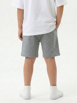 Шорты трикотажные 22-4594 графит меланж