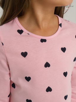 Костюм Алиса черные сердечки на розовом-черная - Sovalina фото 21