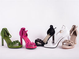 Модельные босоножки на каблуке/ Вечерняя обувь A78F-615E - Piniolo фото 5