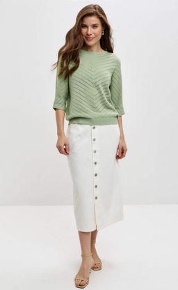 Джемпер F612-1580 olive - Fine joyce фото 4