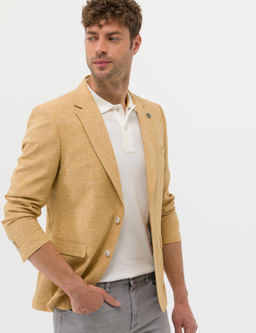 Sar_ Ekstra Slim Fit Keten Kar___ml_ Blazer Ceket