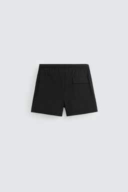 STRUCTURED MID-LENGTH SWIMMING TRUNKS - Zara фото 2