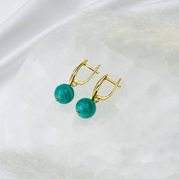Серьги из Амазонита