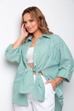 Костюм Liona Style 898 зеленая полоска  фото 4