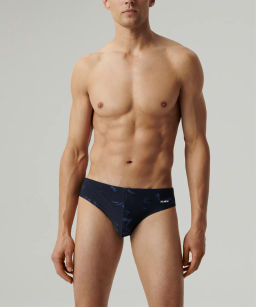 ATLANTIC KMT-339 Плавки спорт Print темно-синий + голубой