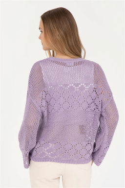 Женский сиреневый свитер - U.s. polo assn фото 5