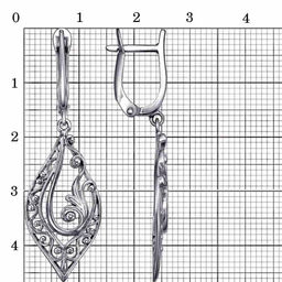 СЕРЬГИ 34015128 - Красная пресня фото 2