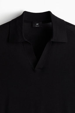 Regular Fit Fine-knit polo shirt - H&m фото 6