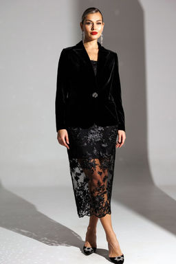 Жакет Мода Юрс 25-2944 черный