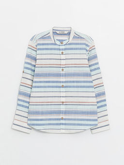 Hakim Yaka ?izgili Erkek ?ocuk G?mlek