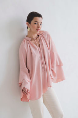 Martichelli Блуза пудровая  фото 4