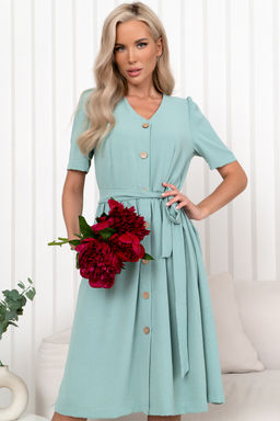 Платье Open Style 6846 зеленый