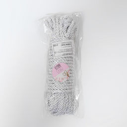 Шнур витой, d=5 мм, 10±1 м, цвет серебряный