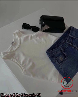 Женская базовая майка-топ