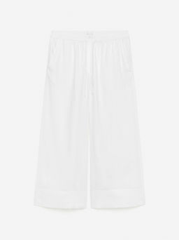 Pantalones de lino cropped