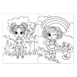 Раскраски для девочек набор Принцессы, 6 шт. по 16 стр., формат А4 - Буква-ленд фото 6