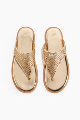 Chancletas trenzadas