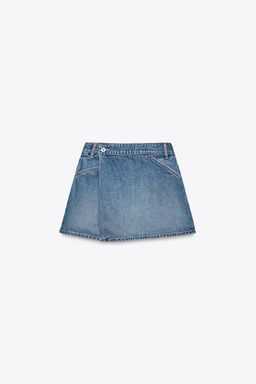 DENIM TRF SKORT - Zara фото 4