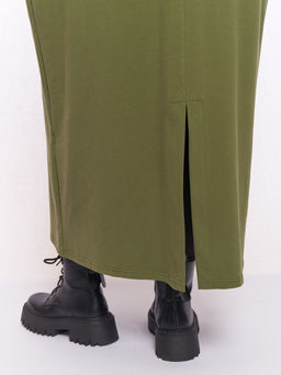 Платье с разрезом спереди PP57102GRN30 - Артесса фото 10