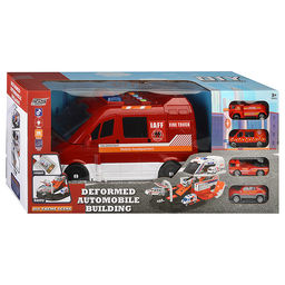 Машина-Трек "Пожарная" в коробке