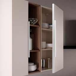Ручка торцевая CAPPIO RP100WH, L=800 мм, цвет белый
