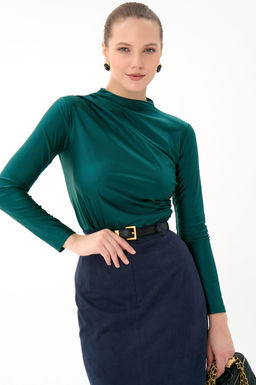 Лонгслив Нора (изумрудный) - Эльза фото 7