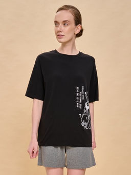 PELICAN, пижама женская, Черный  фото 5