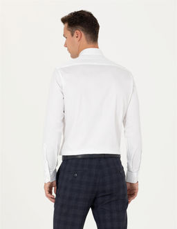 Beyaz Ex. Slim Fit Uzun Kollu Basic G_mlek - Pierre cardin фото 5
