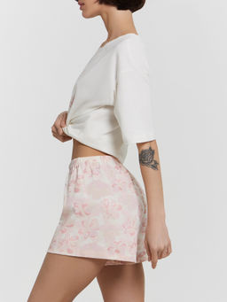 КОМПЛЕКТ ЖЕНСКИЙ (ДЖЕМПЕР, ШОРТЫ)