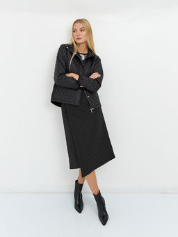 юбка черная стеганая - Glenfield фото 2