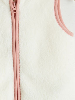 Dik Yaka K?z Bebek Pel?? Yelek