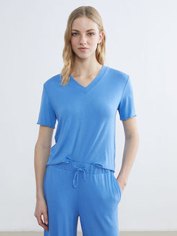 V Yaka Kad?n Pijama Tak?m