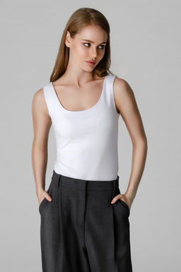 Арт.3801/4 Майка женская 44-48 (3 шт) Цвет:белый