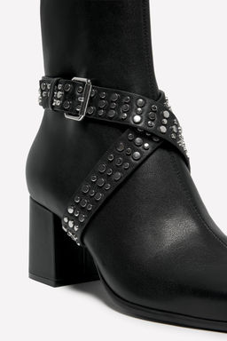 LEATHER HEELED BOOTS LUDOVIC DE SAINT SERNIN x ZARA  фото 4