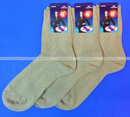 Цена за 10 пар. Ростекс (Рус-текс) носки мужские с лайкрой Премиум (Престиж) В-21-ДС ДЖИНС 25  фото 24