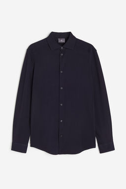 Camisa en algodon pima Slim Fit - H&m фото 4