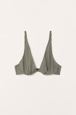 STRIPED LIMITED EDITION BIKINI TOP - Zara фото 8