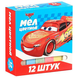 Набор мелков школьных, 12 штук, Тачки - Disney фото 3