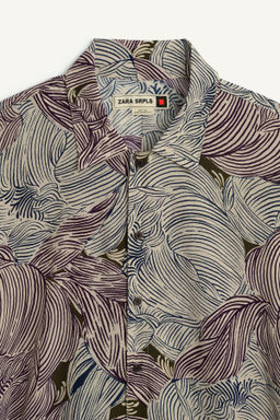 PRNTD SHRT / Morado - Zara фото 7
