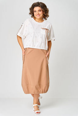 Костюм Aira Style 24122 молочно-бежевый